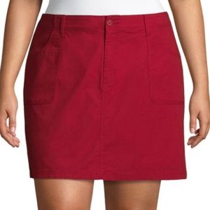 St. John's Bay Shorts - NWT St. John’s Bay 20W Red Skort with Pockets St. John's Bay Shorts - NWT St. John’s Bay 20W Red Skort with Pockets